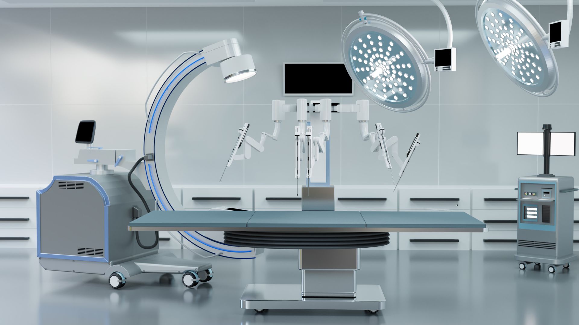 A large surgical laser setup, an EU Class IIb Medical Device