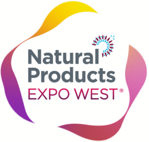 expo west 2024 full logo white