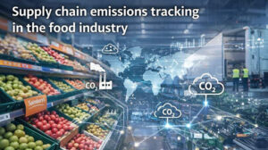 Climate Global News article image showing CO2 emissions tracking of grocery store items