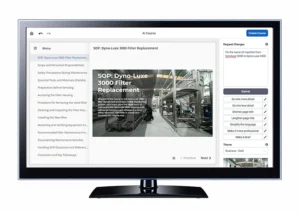 screenshot of AI course creation within AI powered LMS
